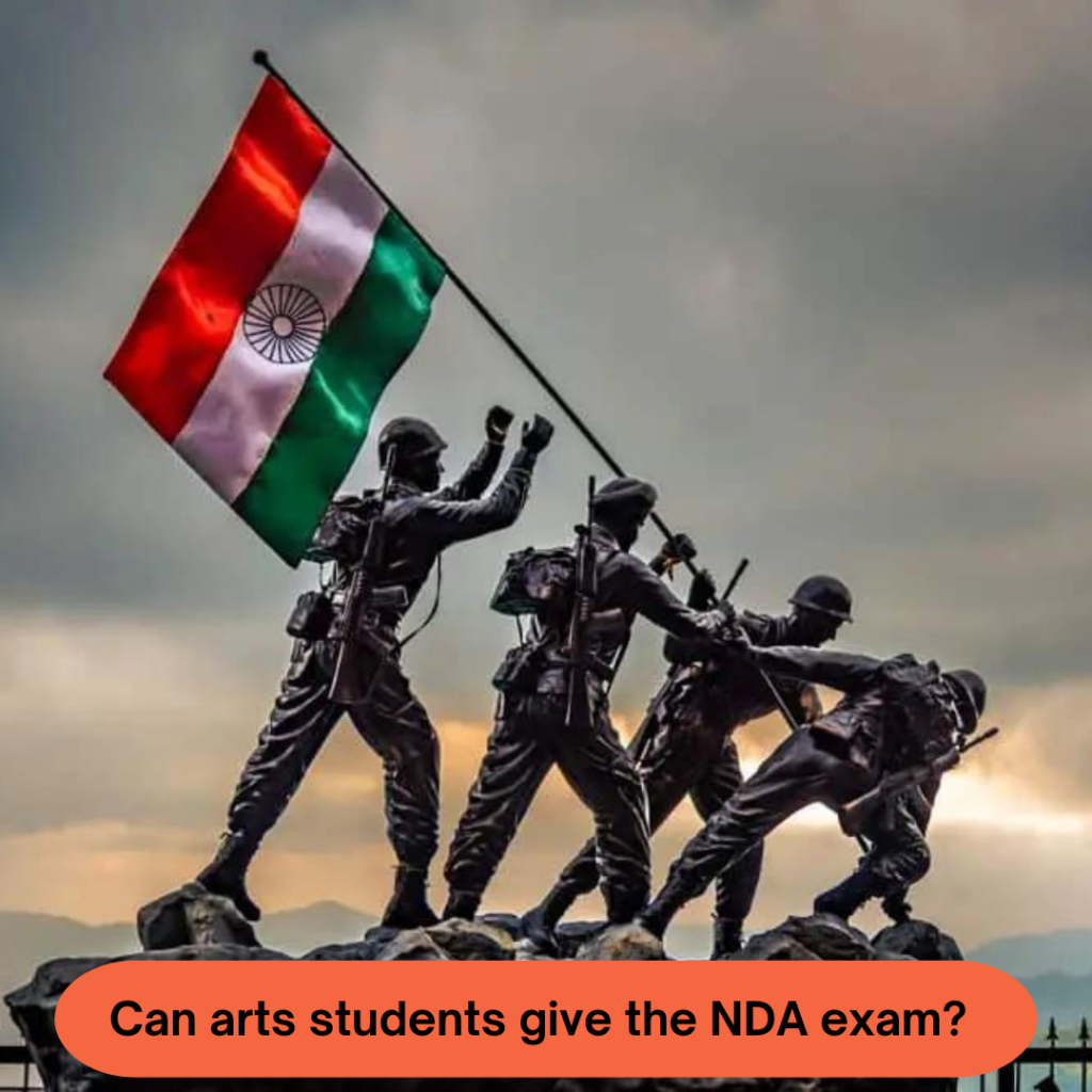 Can arts students give the NDA exam?